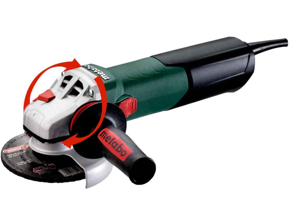 Metabo W 17-125 Quick Winkelschleifer, 125 mm, Vibra-Tech Zusatzhandgriff